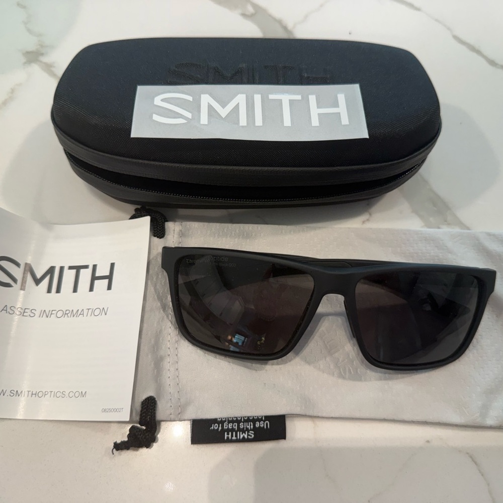 SMITH Riptide Matte Black Polarized Sunglasses